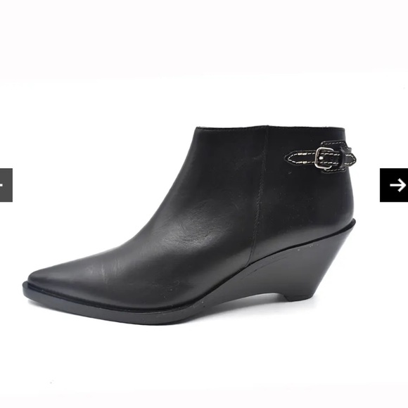 Acne Studios Carrie Wedge Bootie Black size 40 - Picture 3 of 15